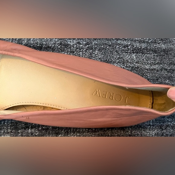J Crew Nude Pink Ballet Flats Size 10 - Picture 3 of 3
